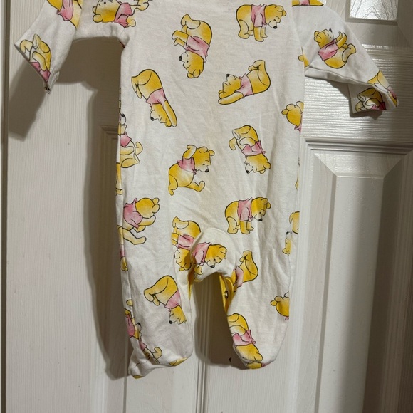 Newborn Winnie the Pooh Footed Romper - Picture 6 of 7